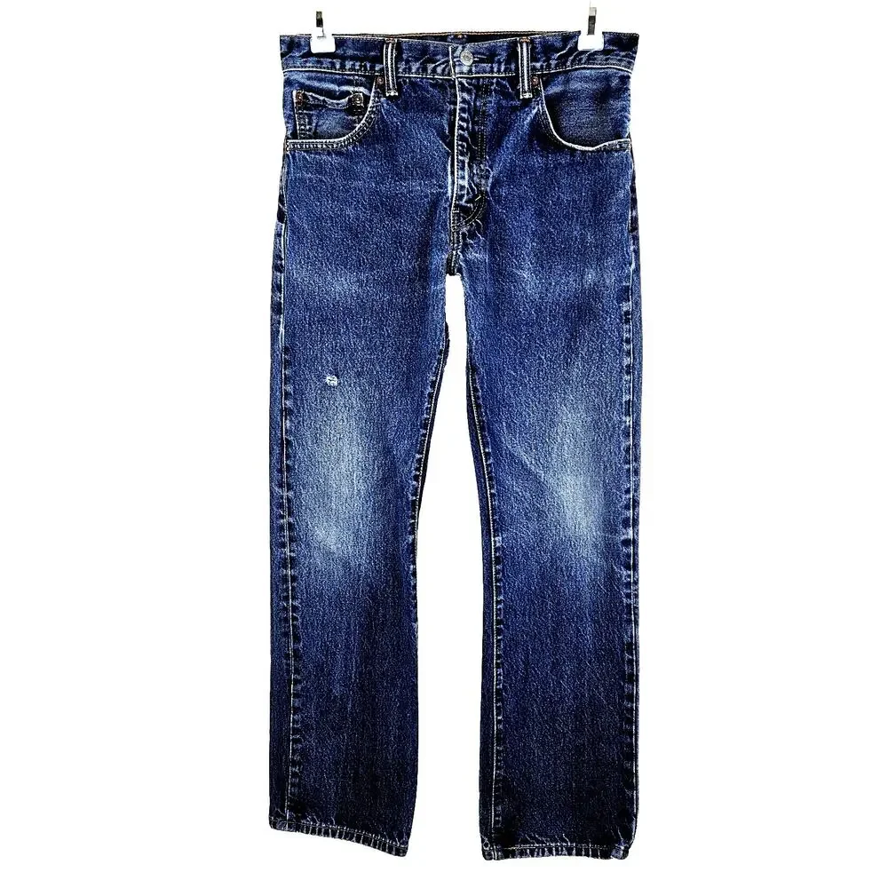 Levi's 517 Bootcut Jeans Men's 32x32 100% Cotton Blue Denim Cowboy Western